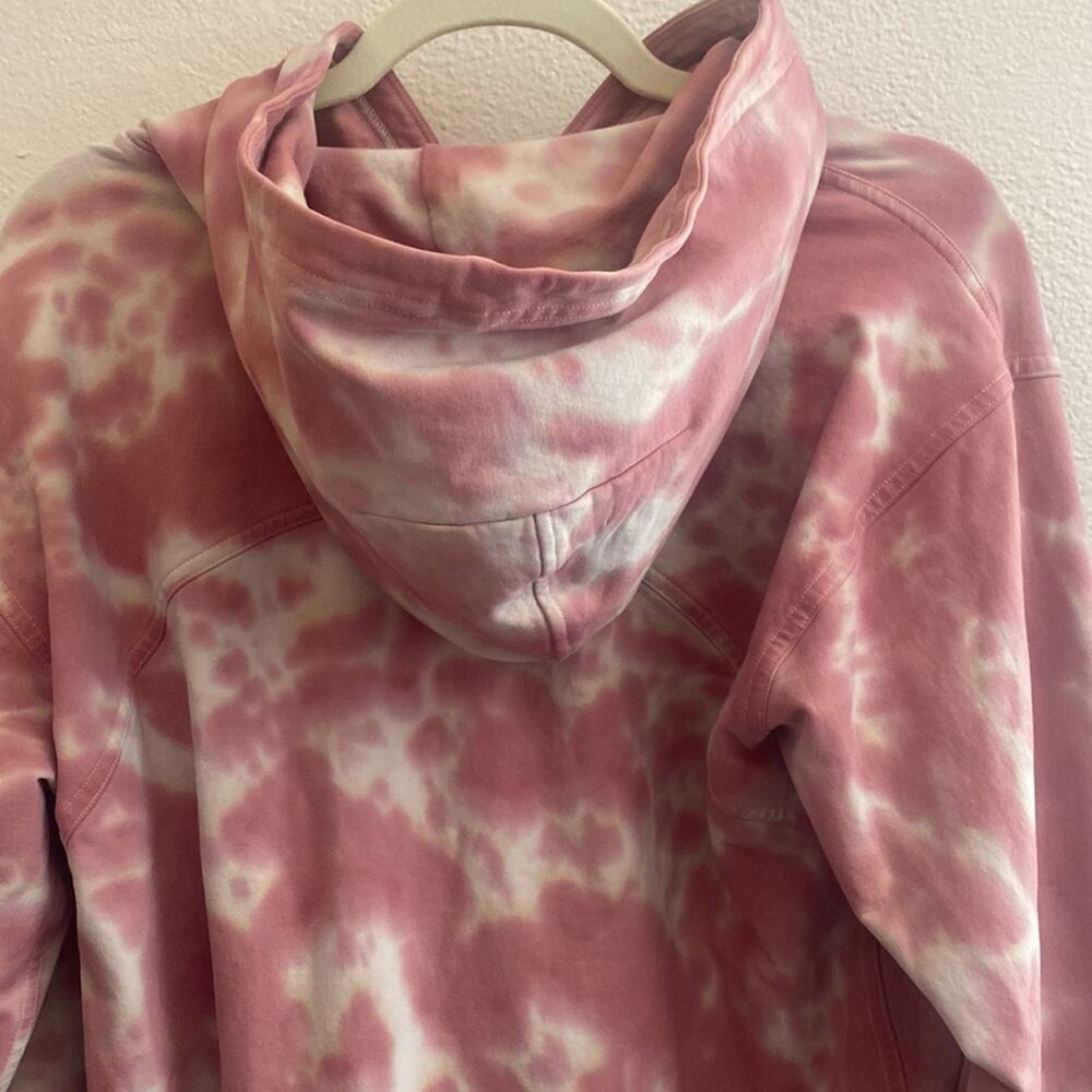 Lululemon Pink and White Tie dye hoodie - Picture 11 of 13